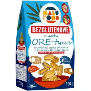 CIASTKA ORE TY BIAŁE B/C B/GLUT 100G MALU FOOD