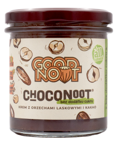 KREM Z ORZECHÓW LASKOWYCH I KAKAO BDC 330G GOOD NOOT