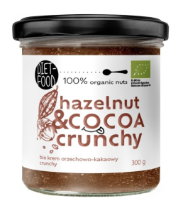 KREM ORZECHOWO KAKAOWY BIO 300G DIET FOOD