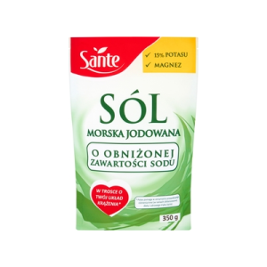 SÓL N/SOD Z MAGNEZEM I POTASEM 350G SANTE