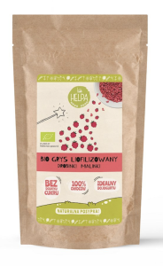 GRYS LIOFILIZOWANY DROBINKI MALINKI BIO 20G HELPA