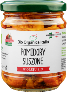 POMIDORY SUSZONE W OLEJU BIO 190G BIO ORGANICA ITALIA