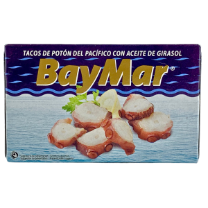 KALAMARY W OLEJU SŁONECZNIKOWYM 115G BAYMAR