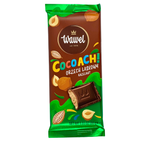 TABLICZKA KAKAOWA COCOACH ORZECH LASKOWY 86G WAWEL BN