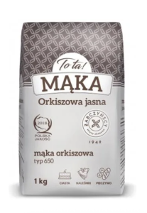 MĄKA ORKISZOWA JASNA TYP 650 1KG TOTA