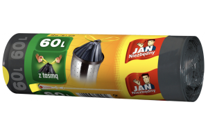 WORKI NA ŚMIECI CLASSIC Z TAŚMĄ 60L A'12 JN