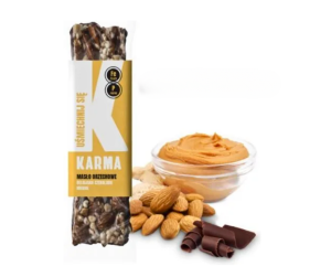 BATON UŚMIECHNIJ SIĘ MASŁO ORZECH CZEK 54G KARMA