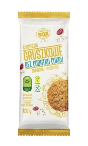 CIASTECZKA GRUSZKOWE BEZ DODATKU 120G ZPC BOX