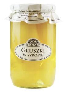 GRUSZKI W SYROPIE 720G KROKUS