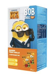 PRZEKĄSKA Z ZABAWKĄ MINIONS MANGO B/C B/G 20G BOB SNAIL