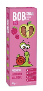 PRZEKĄSKA JABŁKOWO BORŁÓWKOWA B/C B/G 30G BOB SNAIL