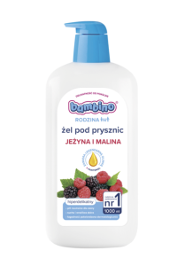 ŻEL POD PRYSZNIC RODZINA BAMBINO 1L JEŻYNY