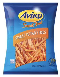 FRYTKI Z BATATÓW SWEET POTATO 9,5MM 2270G AVIKO