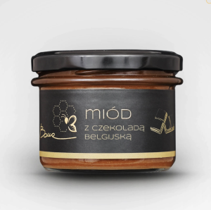 MIÓD Z CZEKOLADĄ BELGIJSKĄ 245G BONA