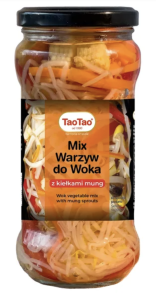MIX WARZYW DO WOKA Z KIEŁKAMI MUNG 330G TAO TAO