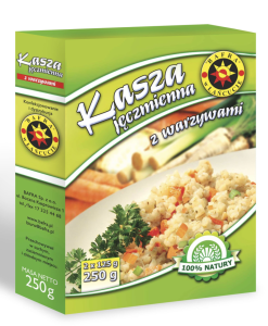 KASZA JĘCZMIENNA Z WARZYWAMI 2*125G BAFRA