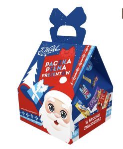 ZESTAW SŁODYCZY PACZKA PREZENTÓW 607G WEDEL BN
