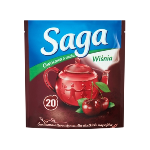HERBATA SAGA DZIKA RÓŻA I WIŚNIA 20*1,7G