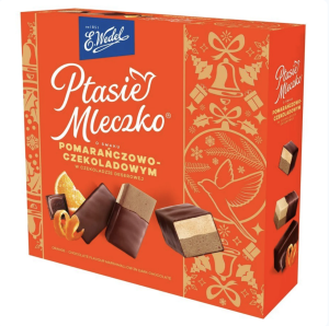PTASIE MLECZKO POMARAŃCZA CZEKOLADA 340G WEDEL
