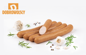 KIEŁBASKI Z PIERSI KURCZAKA 250G DOBROWOLSKI