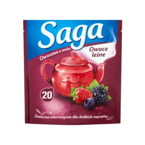 HERBATA SAGA DZIKA RÓŻA OWOCE LEŚNE 20*1,7G