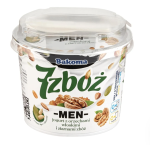 JOGURT 7 ZBÓŻ MEN ORZECH TOPER 300G BAKOMA