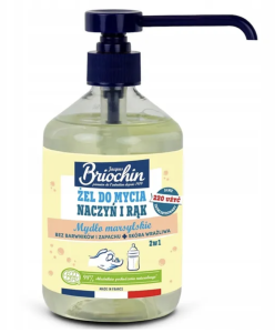 ŻEL DO MYCIA NACZYŃ I RĄK MYDŁO MARSYLSKIE ECO 500ML BRIOCHIN