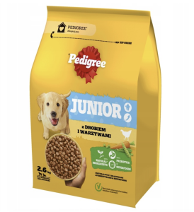 KARMA PEDIGREE DLA PSA SUCHA JUNIOR DRÓB 500G MARS