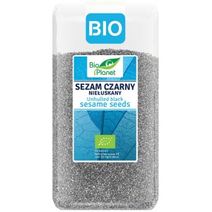 SEZAM CZARNY NIEŁUSKANY BIO 400G BIO PLANET
