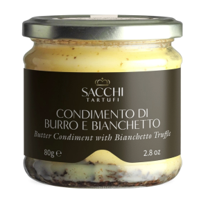 MASŁO KLAROWANE Z TRUFLĄ BIAŁĄ I SEREM GRANA PADANO 80G SACCHI TARTUFI