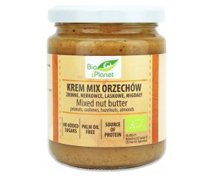 KREM ORZECHOWY MIX BIO 250G BIO PLANET