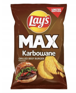 LAY'S MAX KARBOWANE SWEET MUSTARD 120G