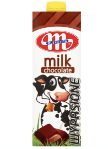 MLEKO UHT CZEKOLADOWE WYPASIONE 1L MLEKOVITA