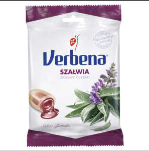 CUKIERKI ZIOŁOWE SZAŁWIA 60G VERBENA
