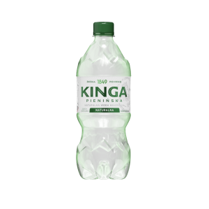 WODA KINGA MINERAL NATURAL LEKKI GAZ 1L PET DRS
