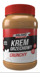 KREM ORZECHOWY CRUNCHY 100% BDS I CUKRÓW 1KG PALIWO