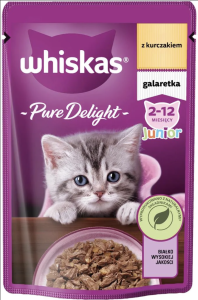 KARMA DLA KOTA JUNIOR KURCZAK 85G WHISKAS