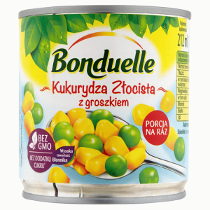 KUKURYDZA ZŁOCISTA Z GROSZKIEM 212G BONDUELLE