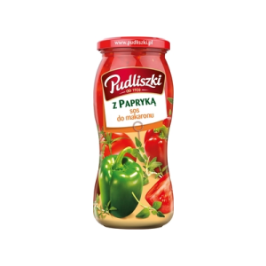 SOS DO SPAGHETTI Z PAPRYKĄ 500G PUDLISZKI