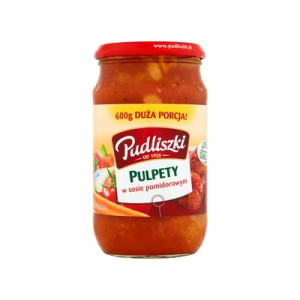PULPETY W SOSIE POMIDOROWYM 600G PUDLISZKI