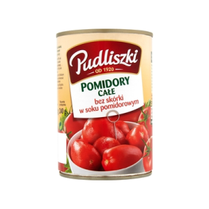 POMIDORY CAŁE 400G PUDLISZKI