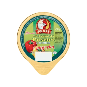 PASZTET DRÓB I PAPR 250G PROFI