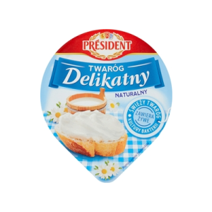 TWARÓG PRESIDENT DELIKATNY NATUR 150G LACTALIS