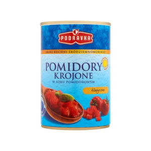 POMIDORY KROJONE PUSZKA 400G PODRAVKA