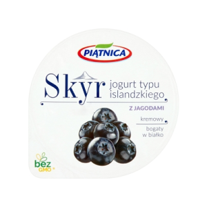 JOGURT SKYR Z JAGODAMI 150G PIĄTNICA