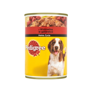 PEDIGREE PIES WOŁOWINA 400G PUSZKA