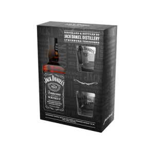 JACK DANIEL'S WHISKY 40% 0,7L +2SZKL