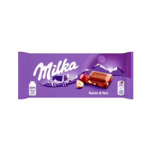 CZEKOLADA MILKA ORZ RODZ RAISIN&NUT 100G