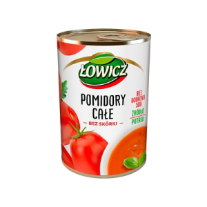 POMIDORY CAŁE 400G ŁOWICZ