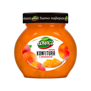 KONFITURA BRZOSKWINIA 240G ŁOWICZ